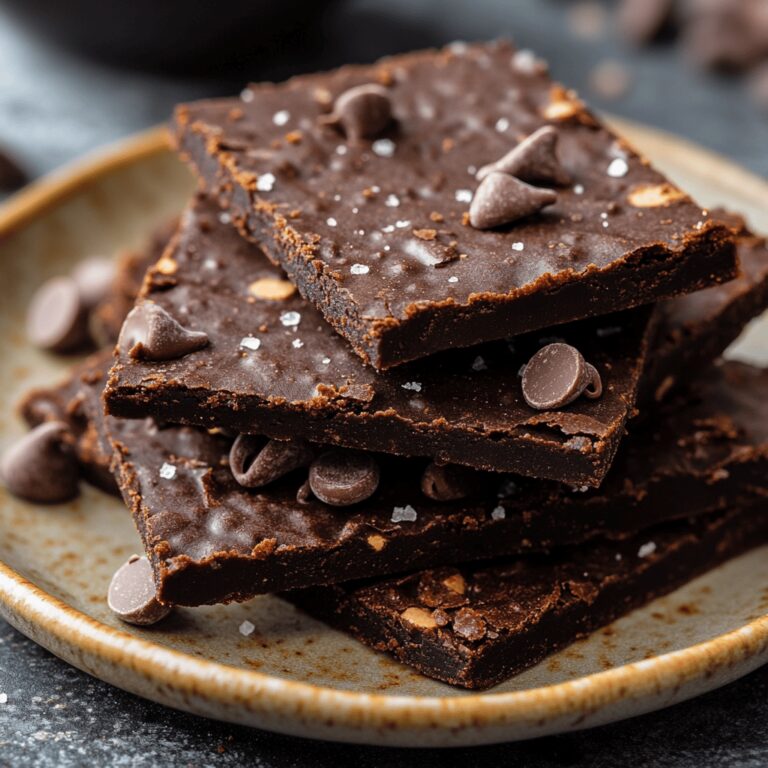 Bark de Brownie Keto Crujiente
