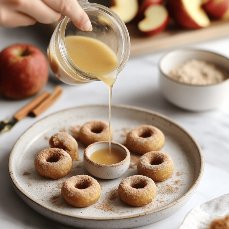 Bocados de Donas de Sidra de Manzana Keto